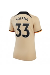 Chelsea Wesley Fofana #33 Fotballdrakt Tredje Klær Dame 2022-23 Korte ermer